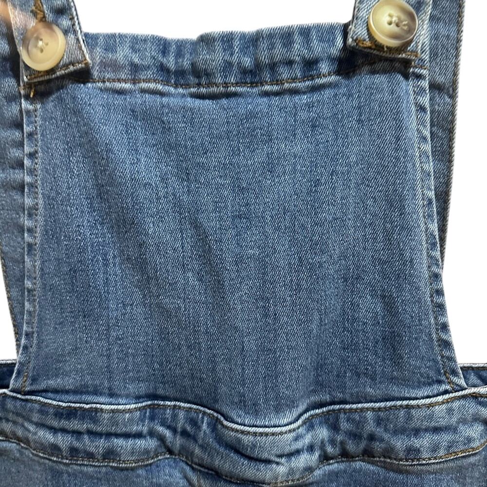 🔥Women's Blue Denim Overall Dress - Picture 4 of 12